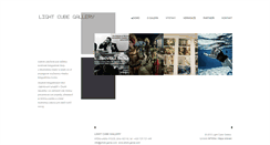 Desktop Screenshot of light-cube-gallery.com